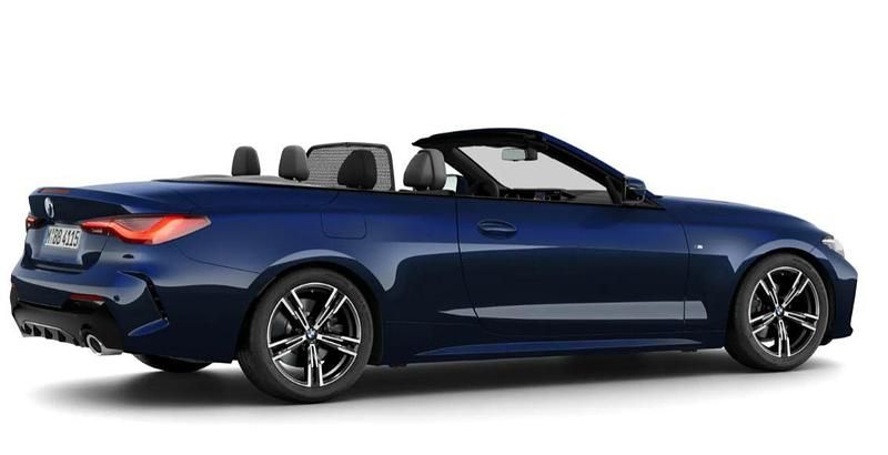 Usata BMW 420 Cabriolet M Sport 190 CV (139 kW) 2024 Tanzanite blu metallizzato Cabrio