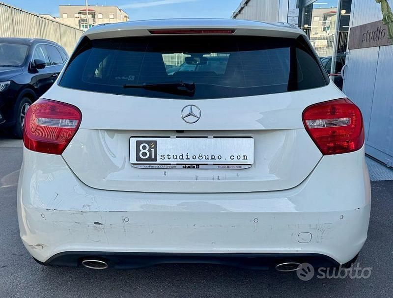 Usata Mercedes A180 109 CV (80 kW) 2015 Bianco Berlina