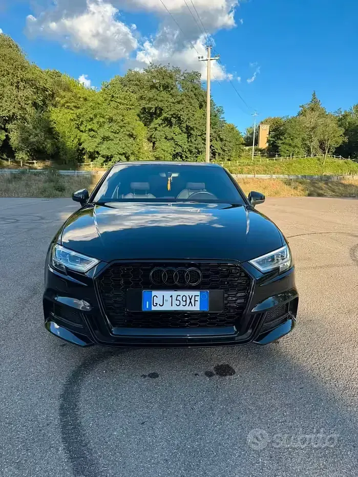 Usata Audi A3 190 CV (139 kW) 2022 Nero Berlina