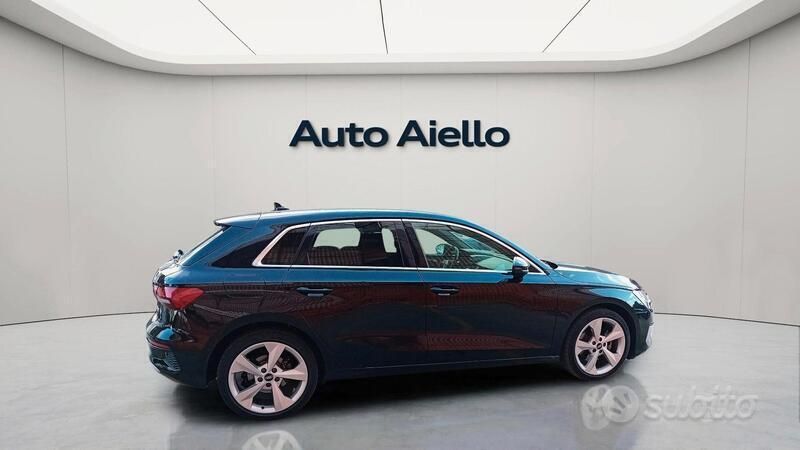 Usata Audi A3 Advanced 150 CV (110 kW) 2021 Nero Berlina