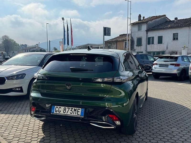 Usata Peugeot 308 GT 131 CV (96 kW) 2021 Verde Berlina