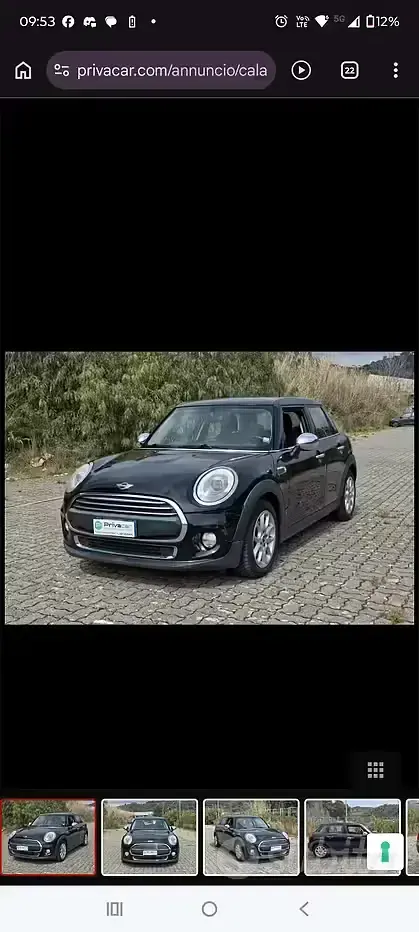 Usata Mini One D 95 CV (69 kW) 2015 Nero Utilitaria