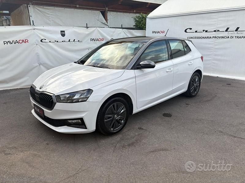 Usata Skoda Fabia Monte Carlo 110 CV (80 kW) 2022 Bianco Utilitaria