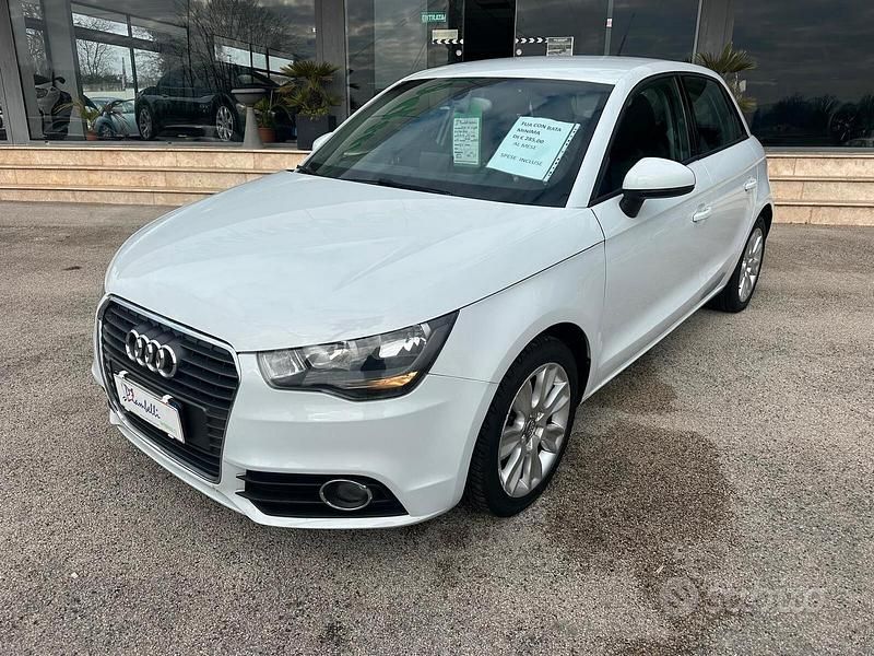 Usata Audi A1 S-Line 105 CV (77 kW) 2014 Bianco Utilitaria