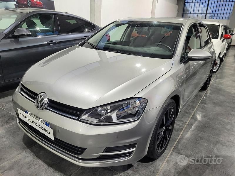 Usata VW Golf VII Highline 122 CV (89 kW) 2013 Beige Berlina