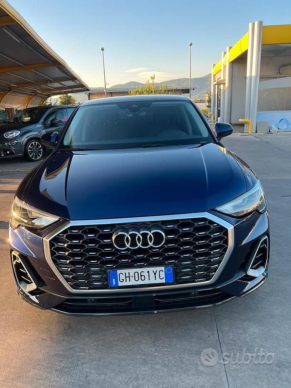Usata Audi Q3 Sportback S-Line 150 CV (110 kW) 2021 Blu SUV