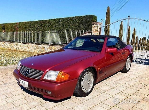 Usata Mercedes SL300 231 CV (169 kW) 1989 Marrone Cabrio