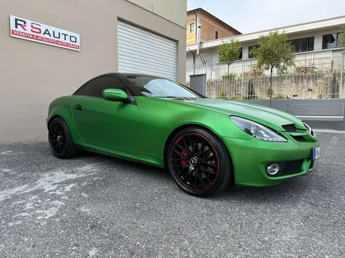Usata Mercedes SLK200 184 CV (135 kW) 2008 Verde Cabrio