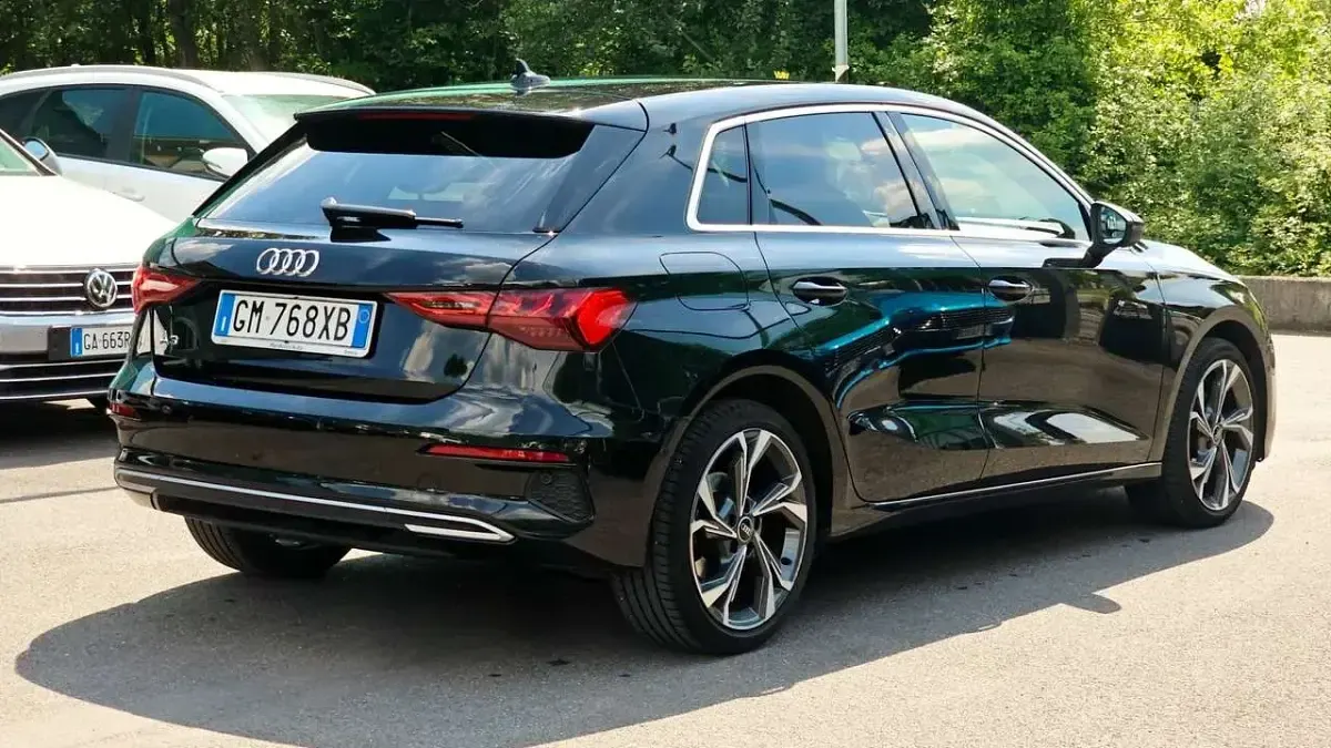 Usata Audi A3 Advanced 150 CV (110 kW) 2023 Nero Berlina