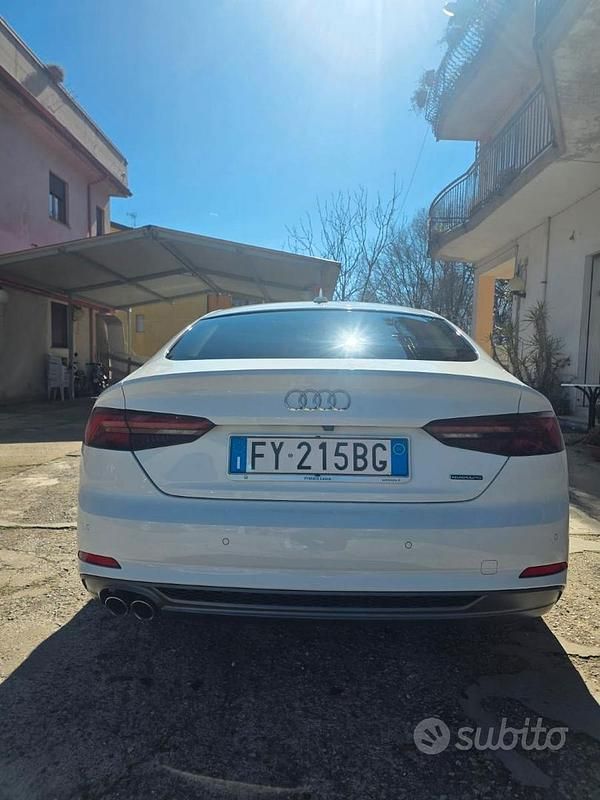 Usata Audi A5 S-Line 190 CV (139 kW) 2019 Bianco Coupé
