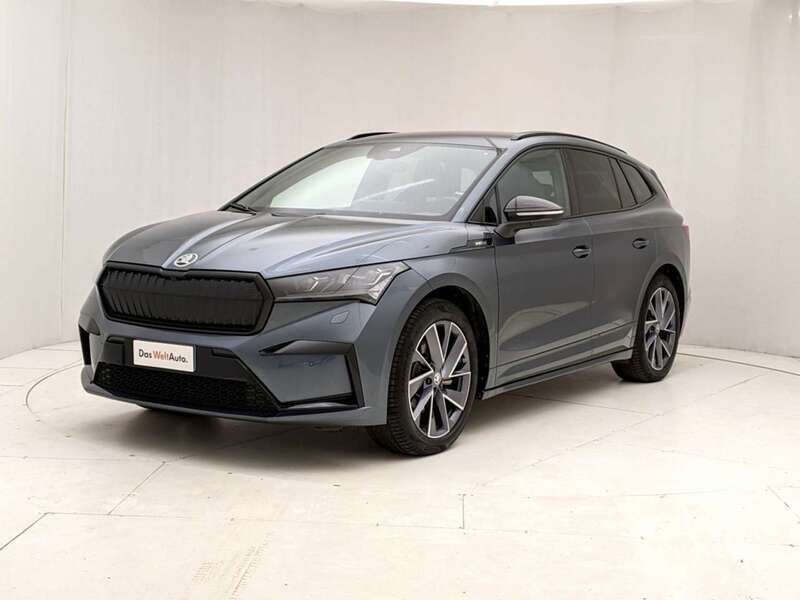 Grigio Usata 2022 Skoda Enyaq iV SportLine SUV | 38.900 € (Molto cara) - Immagine 1/4