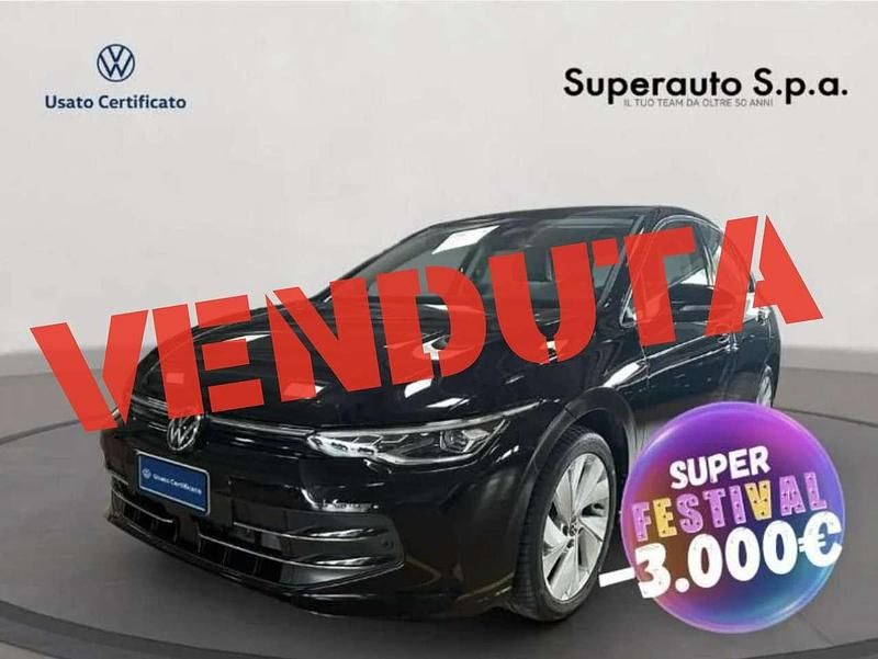 Usata VW Golf VIII Style 150 CV (110 kW) 2025 Nero Utilitaria