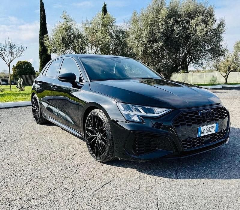 Usata Audi A3 S-Line 115 CV (84 kW) 2020 Nero Berlina