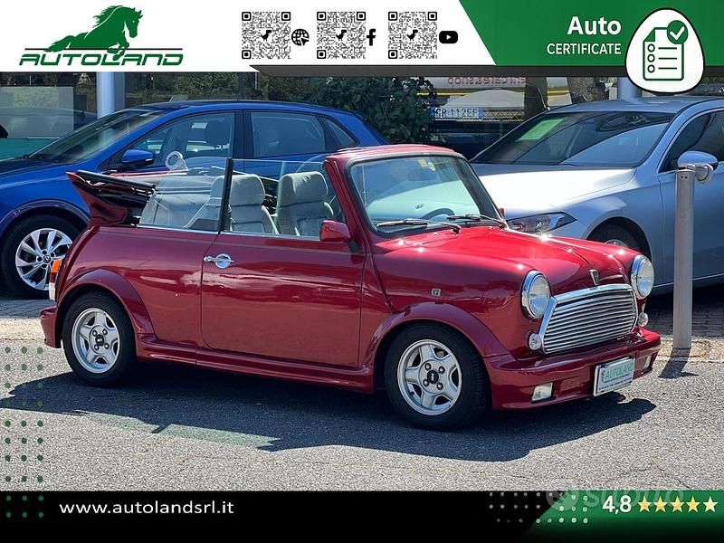 Usata Rover Mini 63 CV (46 kW) 1996 Nightfire metallic Cabrio