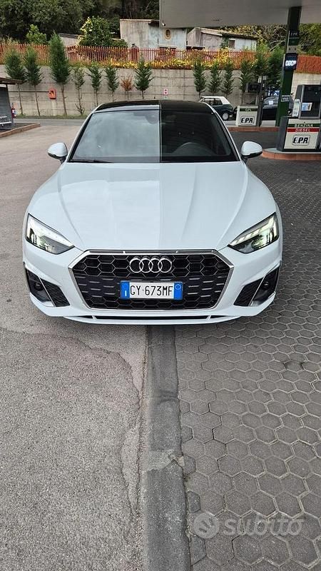 Bianco Usata 2021 Audi A5 S-Line Coupé | 32.000 € (Super prezzo) - Immagine 1/4