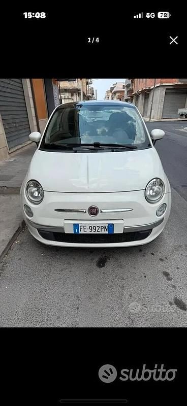 Usata Fiat 500 75 CV (55 kW) 2013 Bianco Berlina