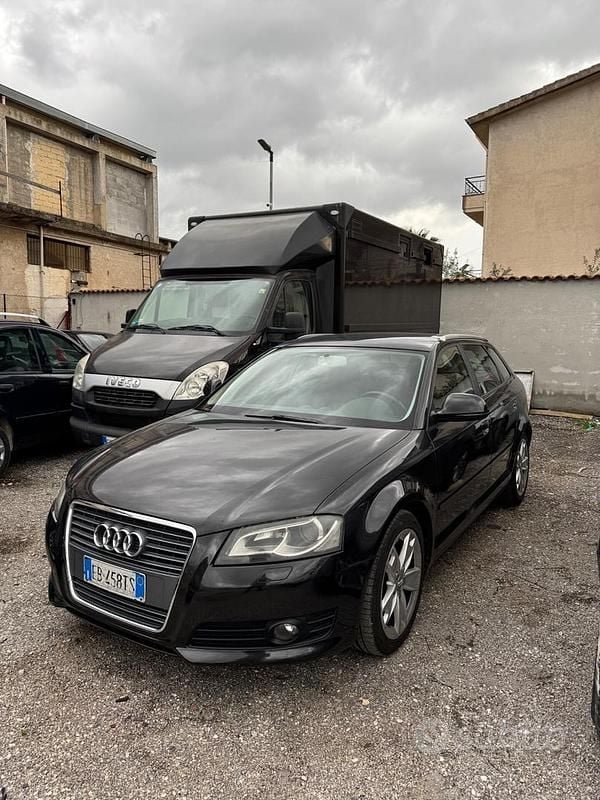 Usata Audi A3 Attraction 169 CV (124 kW) 2010 Nero Utilitaria