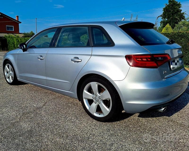 Usata Audi A3 Sportback Ambition 110 CV (80 kW) 2016 Grigio Utilitaria