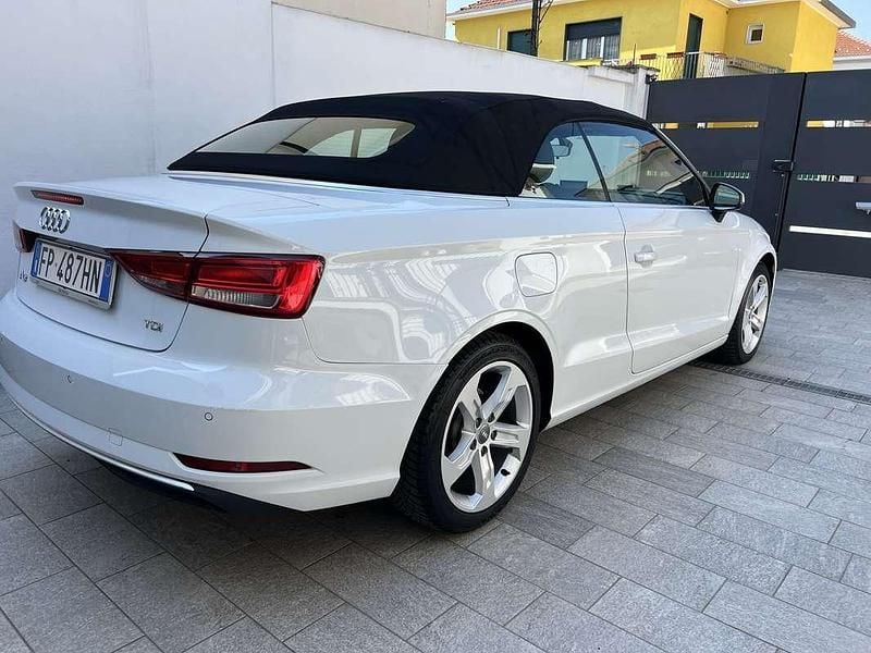 Usata Audi A3 Cabriolet Sport 116 CV (85 kW) 2018 Bianco Cabrio
