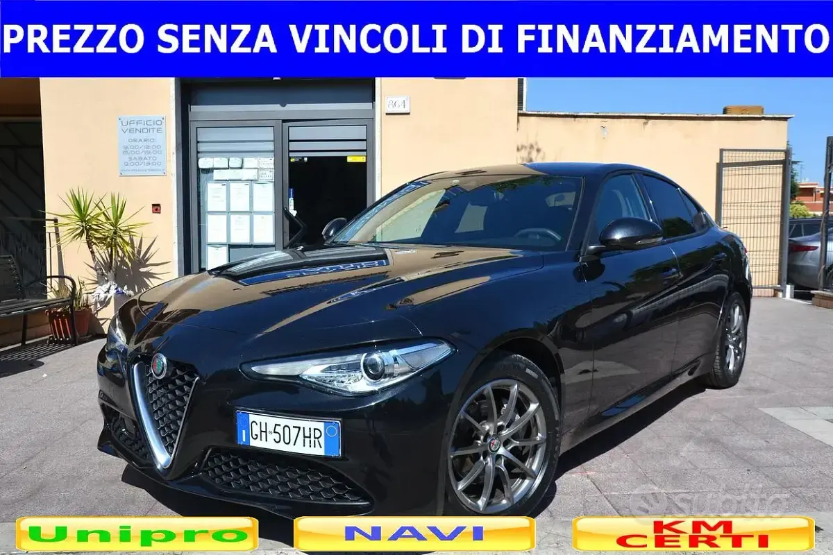Usata Alfa Romeo Giulia 201 CV (147 kW) 2021 Nero Berlina