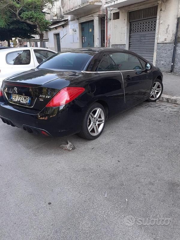 Usata Peugeot 308 CC 2011 Nero Cabrio