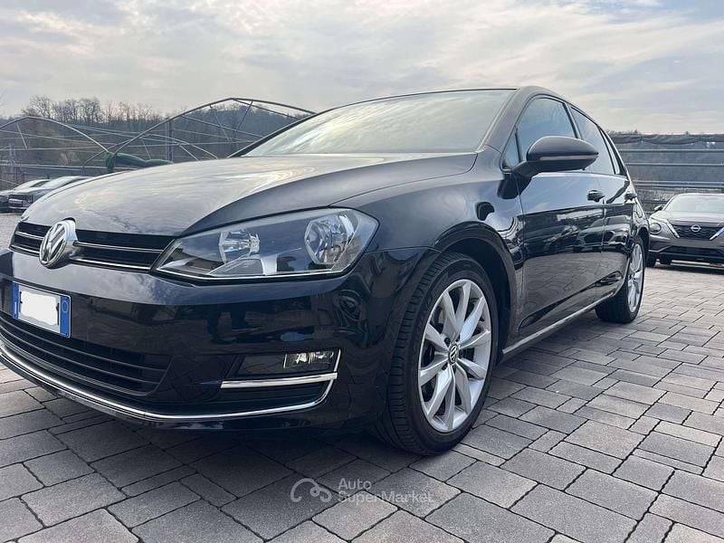 Usata VW Golf VII Highline 125 CV (91 kW) 2017 Nero Berlina