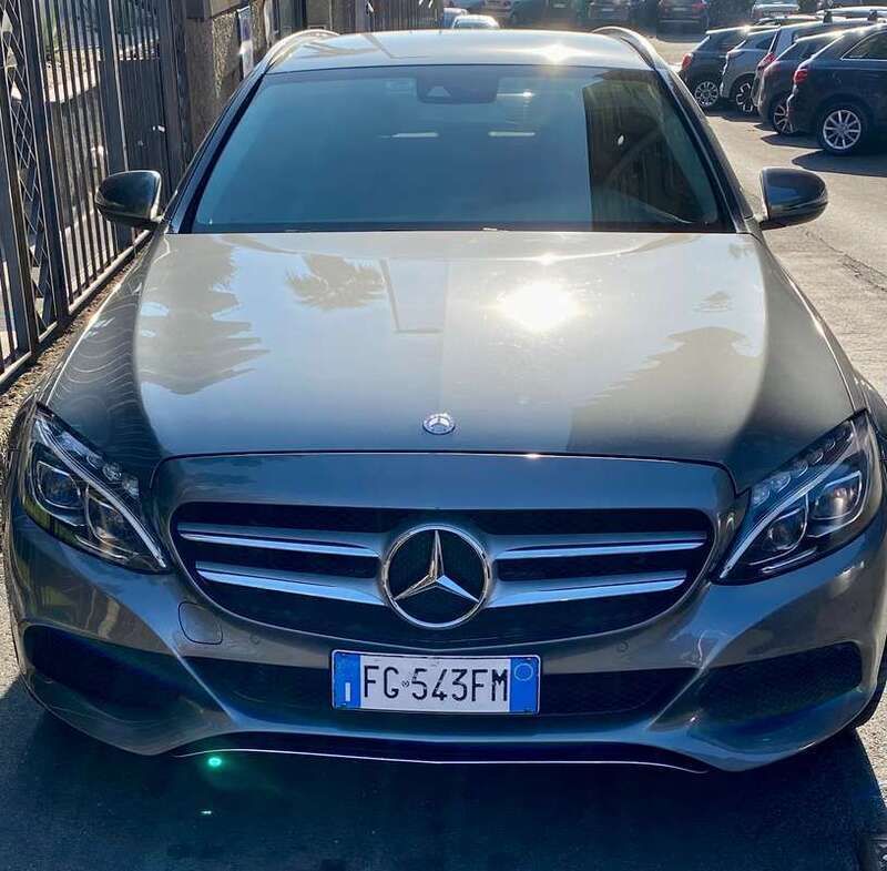 Usata Mercedes C220 170 CV (125 kW) 2016 Grigio Station wagon