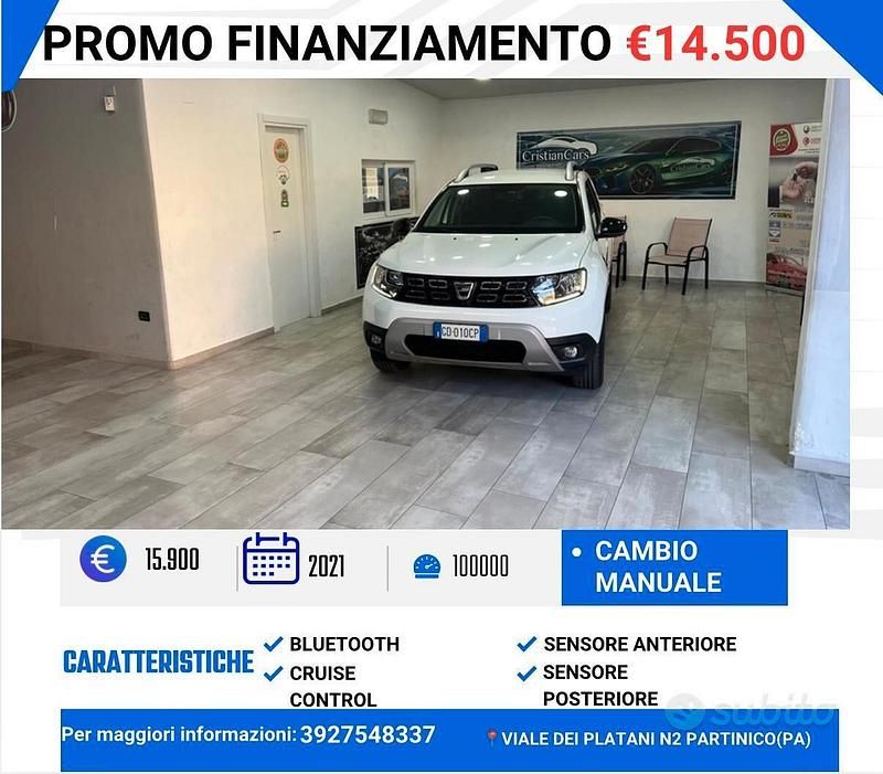 Usata Dacia Duster Prestige 115 CV (84 kW) 2021 Bianco SUV