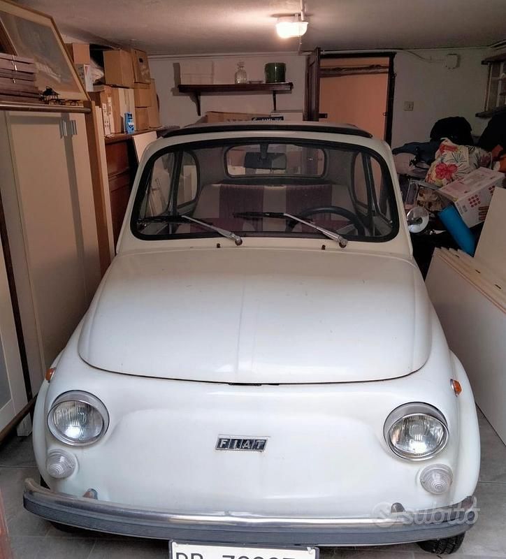 Bianco Usata 1970 Fiat 500 Cabrio | 4800 € - Immagine 1/4