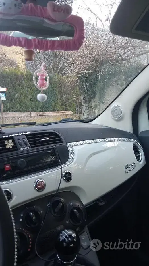 Usata Fiat 500 69 CV (50 kW) 2008 Bianco Berlina