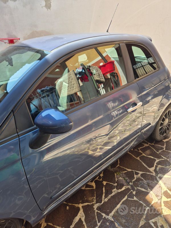 Usata Fiat 500 105 CV (77 kW) 2011 Blu Utilitaria