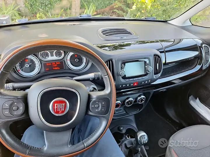 Usata Fiat 500L Trekking 84 CV (61 kW) 2015 Nero Monovolume