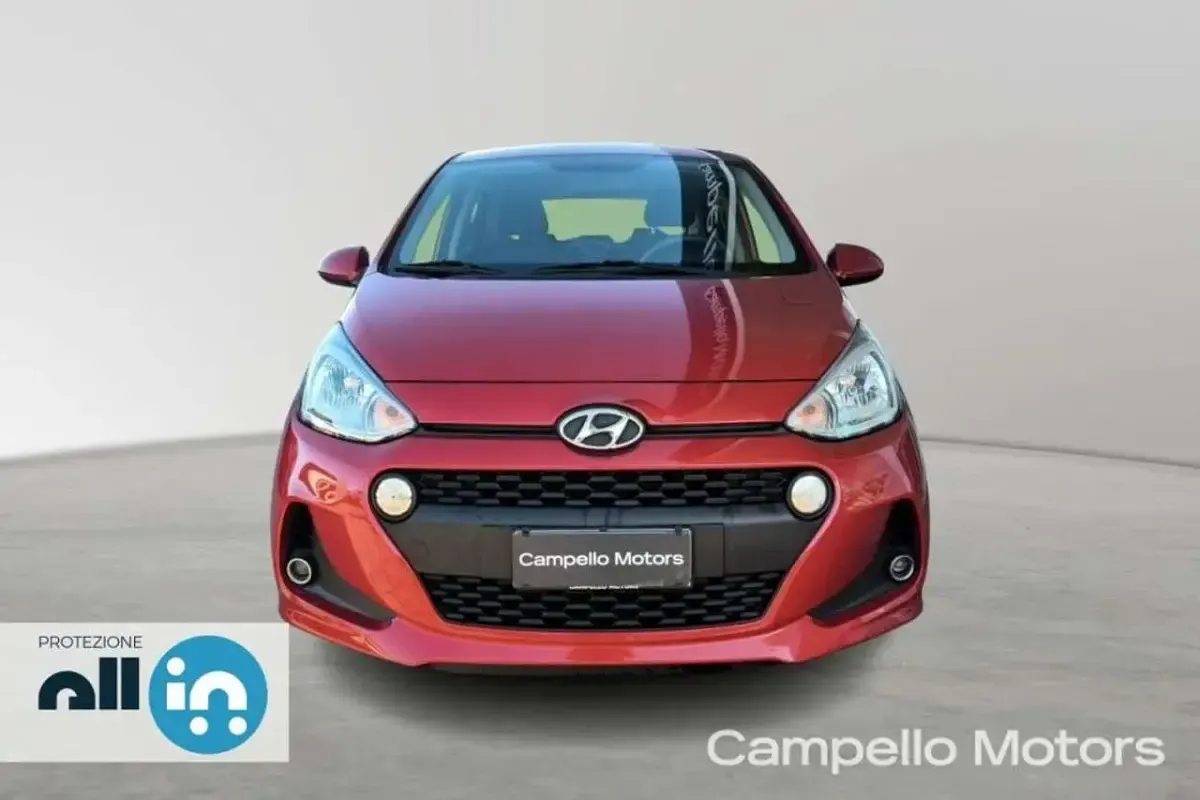 Usata Hyundai i10 67 CV (49 kW) 2018 Rosso Utilitaria