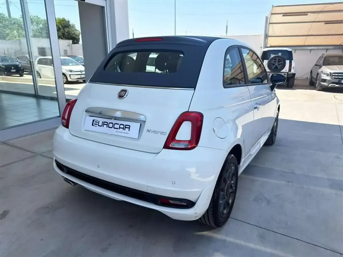 Usata Fiat 500C Connect 69 CV (50 kW) 2022 Bianco Cabrio