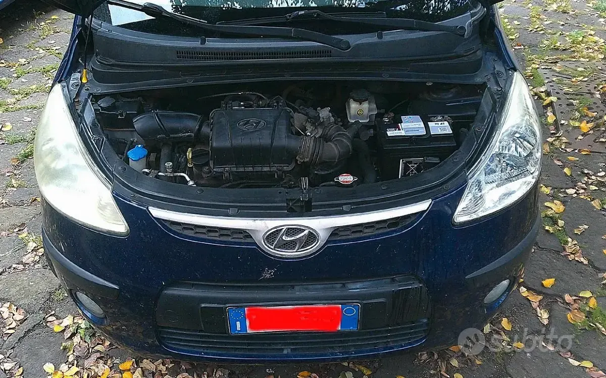 Usata Hyundai i10 66 CV (48 kW) 2009 Blu Utilitaria
