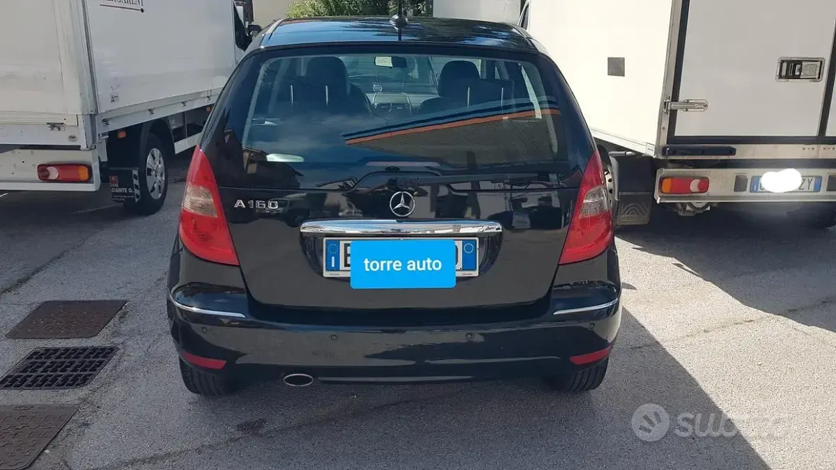 Usata Mercedes A160 Avantgarde 95 CV (69 kW) 2010 Nero Berlina