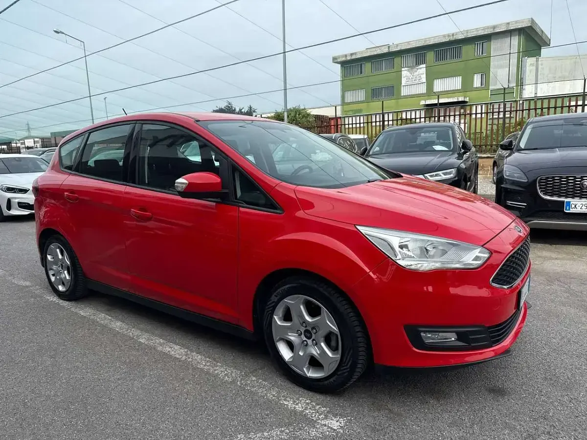 Usata Ford C-MAX 95 CV (69 kW) 2017 Rosso Monovolume