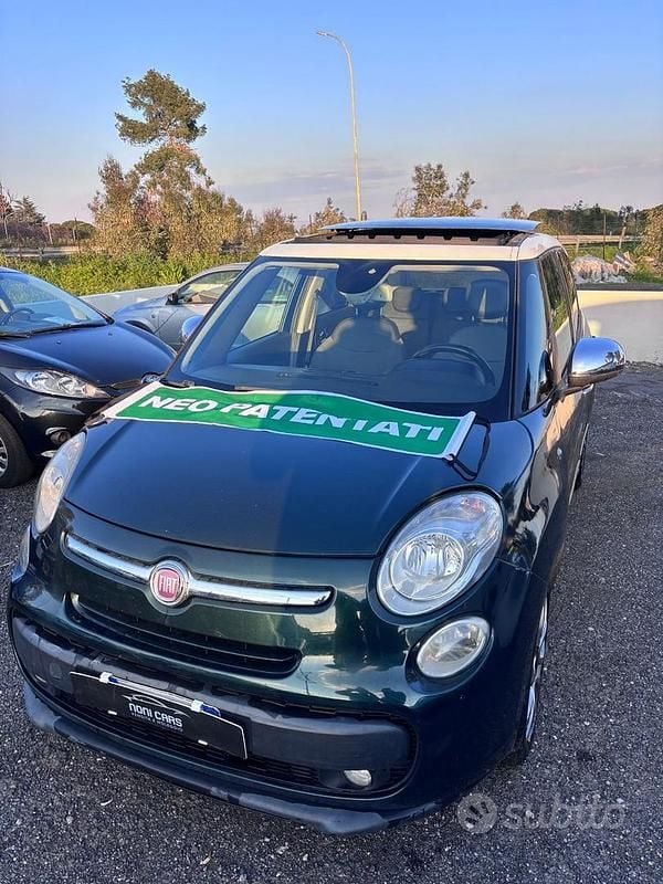 Usata Fiat 500L 85 CV (62 kW) 2013 Verde Monovolume