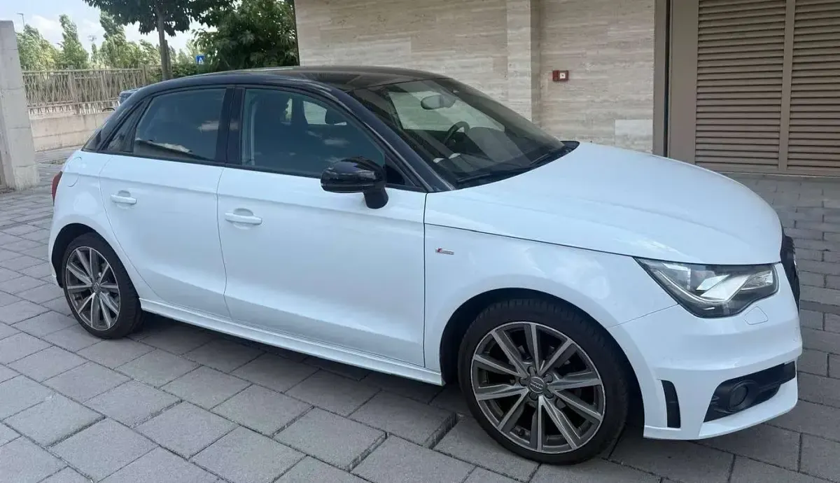 Usata Audi A1 S-Line 90 CV (66 kW) 2015 Bianco Utilitaria