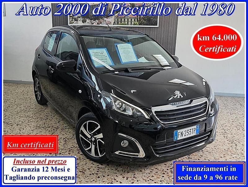 Nero Usata 2018 Peugeot 108 Allure Tre volumi | 8450 € (Buon prezzo) - Immagine 1/4