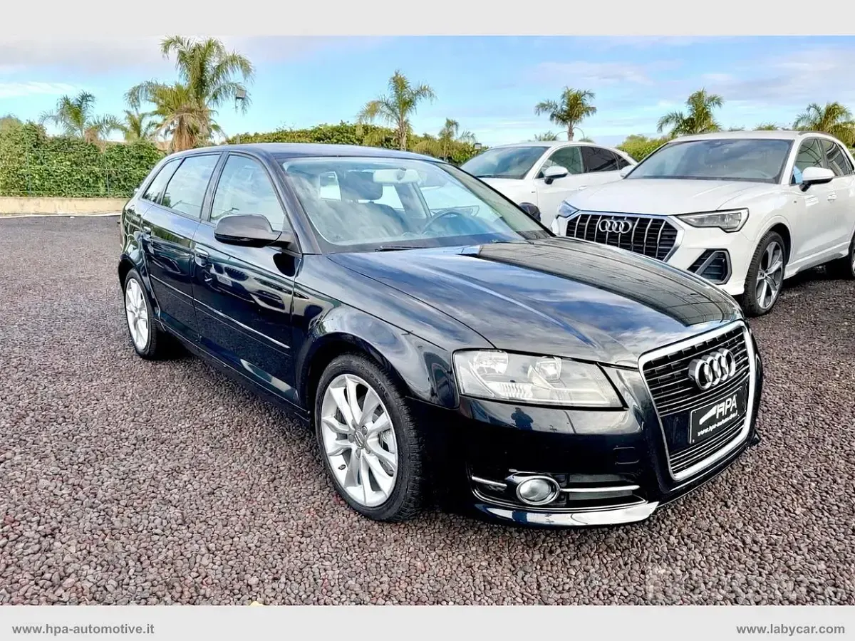 Usata Audi A3 Ambition 140 CV (102 kW) 2011 Nero Utilitaria