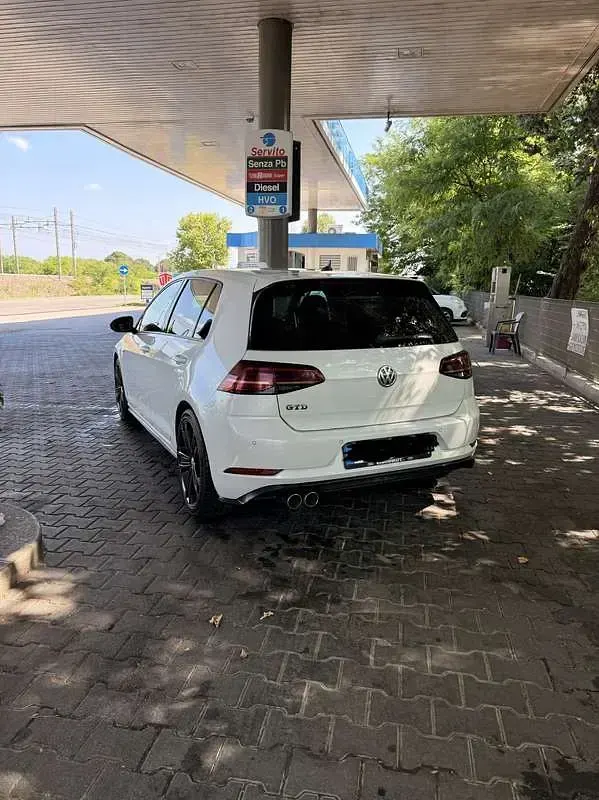 Usata VW Golf VII GTD 184 CV (135 kW) 2017 Bianco Berlina