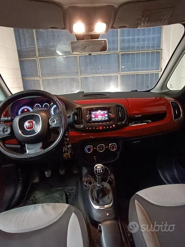 Usata Fiat 500L 95 CV (69 kW) 2015 Rosso Monovolume