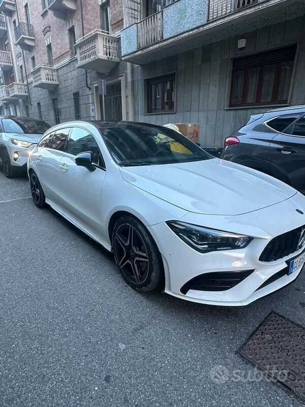 Usata Mercedes CLA35 AMG AMG 306 CV (225 kW) 2020 Bianco Station wagon