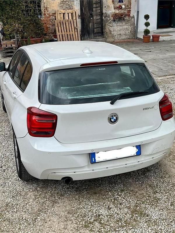 Usata BMW 116 Efficient Dynamics 2014 Bianco Utilitaria