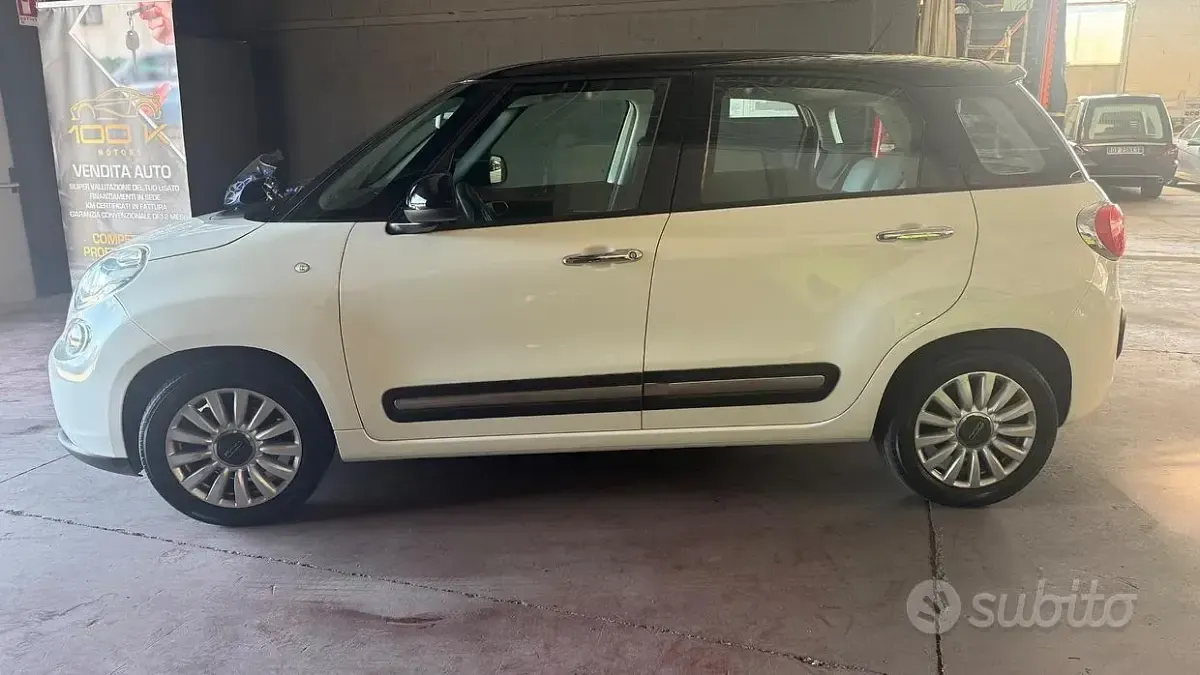 Usata Fiat 500L Lounge 85 CV (62 kW) 2014 Bianco Monovolume