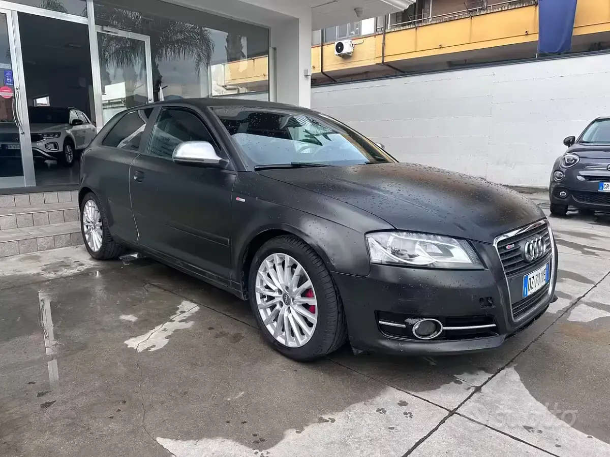 Usata Audi A3 Ambition 105 CV (77 kW) 2009 Nero Utilitaria
