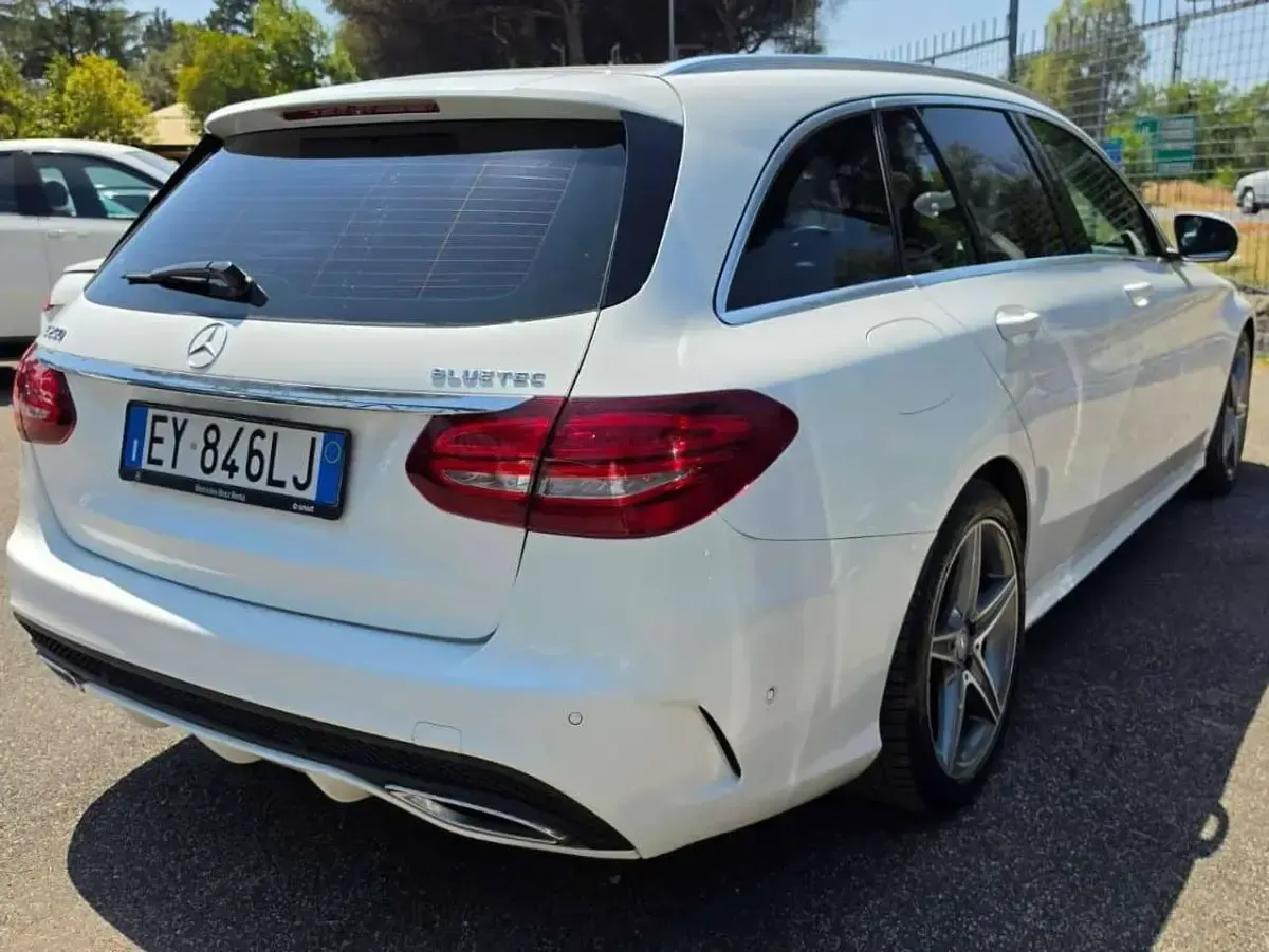 Usata Mercedes C250 Premium 204 CV (150 kW) 2015 Bianco Station wagon