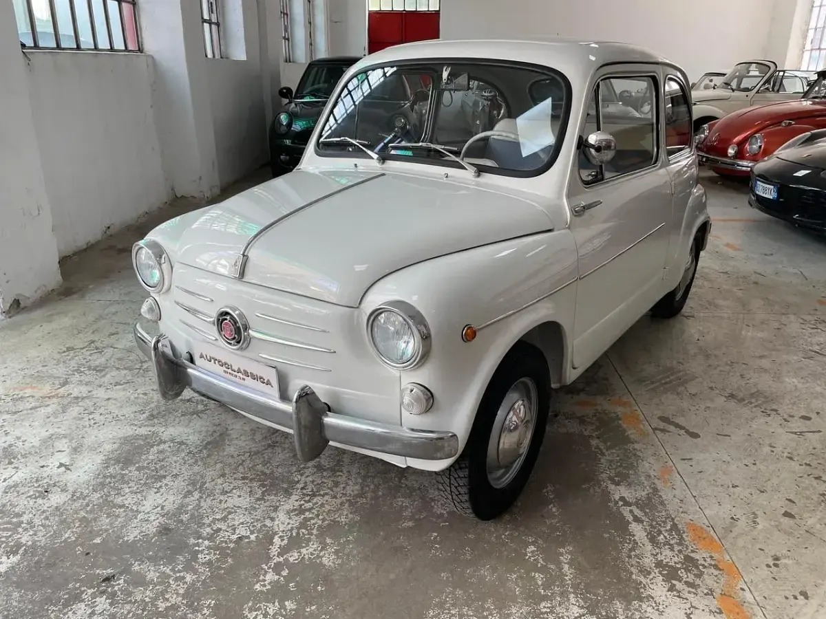 Usata Fiat 600D 32 CV (23 kW) 1962 Bianco Utilitaria