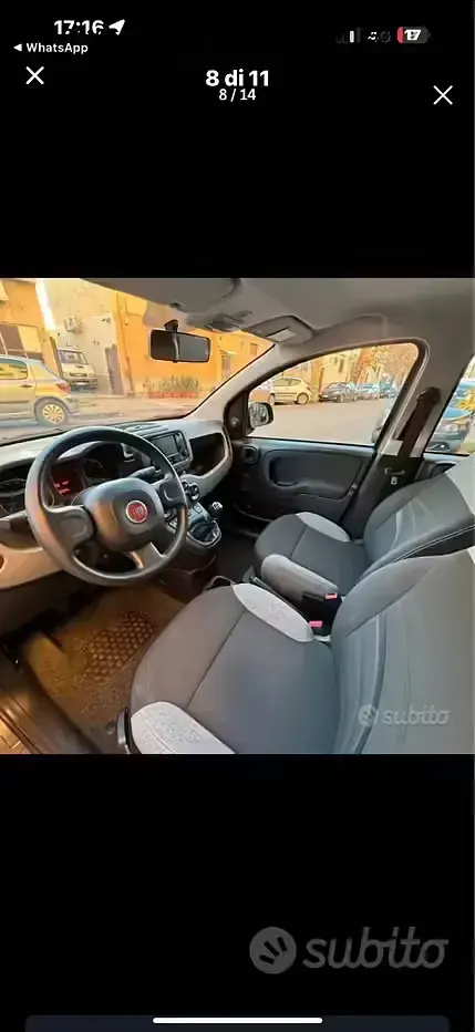 Usata Fiat Panda 69 CV (50 kW) 2023 Grigio Utilitaria